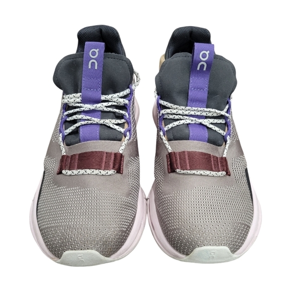 On Cloud Women's Gray and Purple Sneakers - Size 7 - Picture 1 of 8